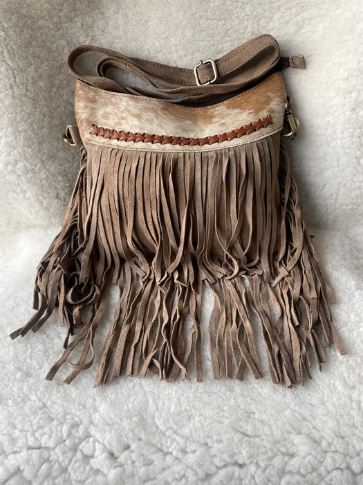 Suede and Hide, Tassle trim bag