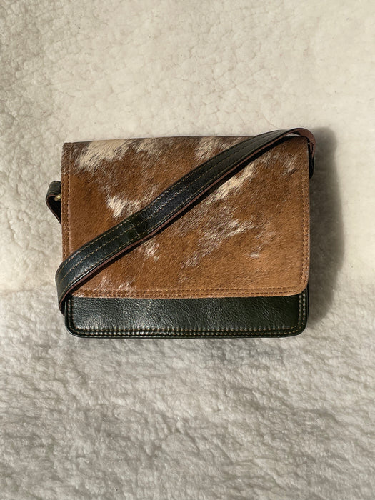Leather & Hide Square Handbag