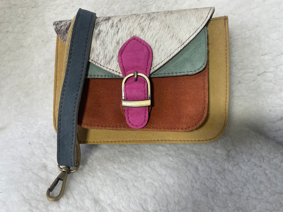 Handcrafted, Recycled Leather, Suede & Hide Bags.