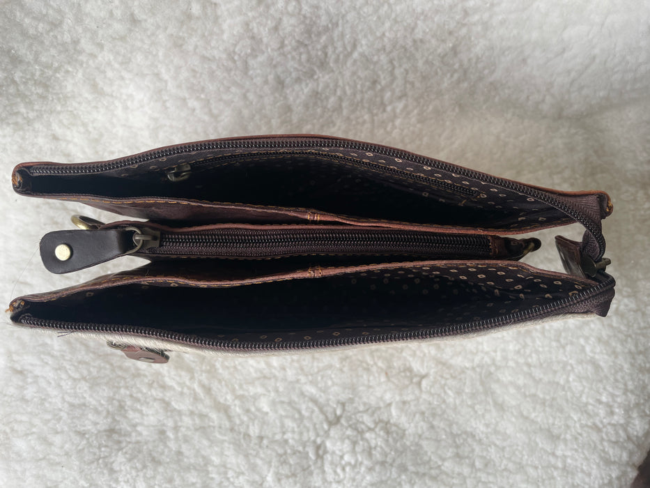 Leather & Hide 'Zipped' Bag