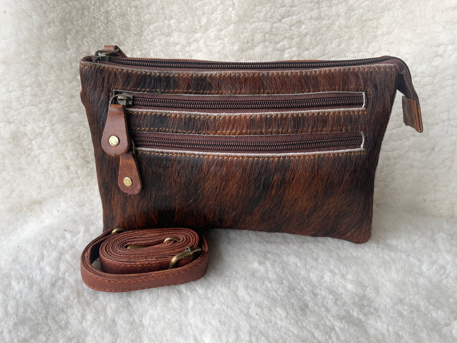 Leather & Hide 'Zipped' Bag