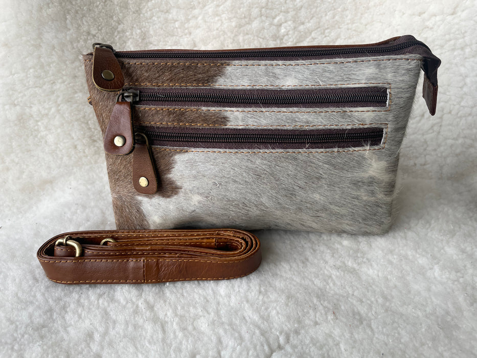 Leather & Hide 'Zipped' Bag