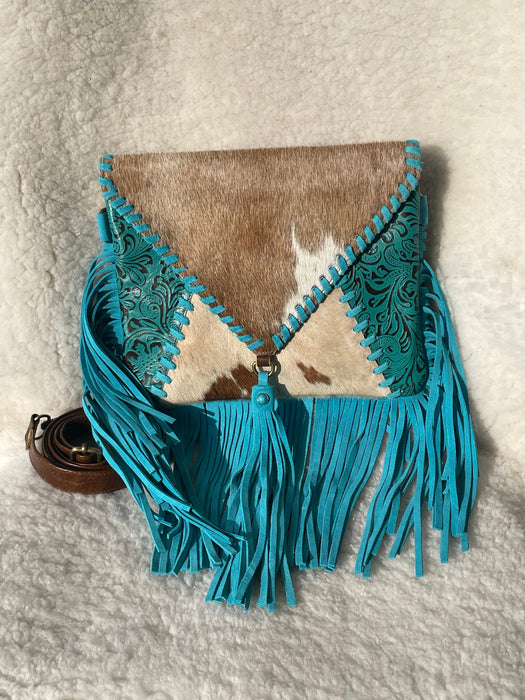Western Style, Suede, Leather & Hide Fringed bag