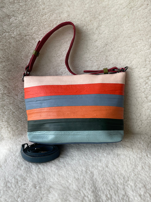 Recycled, Multi-Coloured Leather Handbags