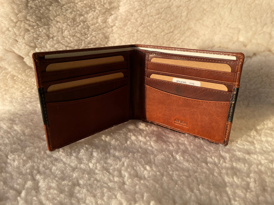 Genuine Leather, Bifold Wallet