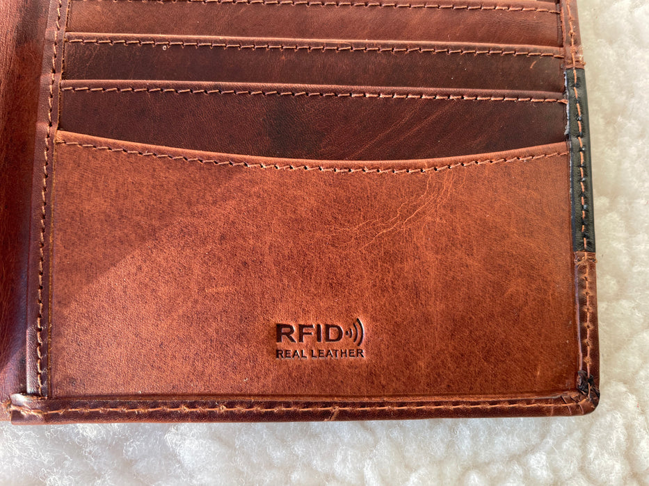 Genuine Leather, Bifold Wallet