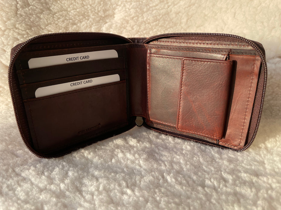 Genuine Leather, Bifold Wallet