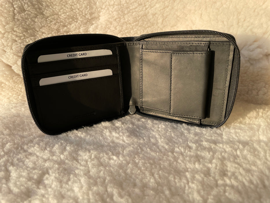 Genuine Leather, Bifold Wallet