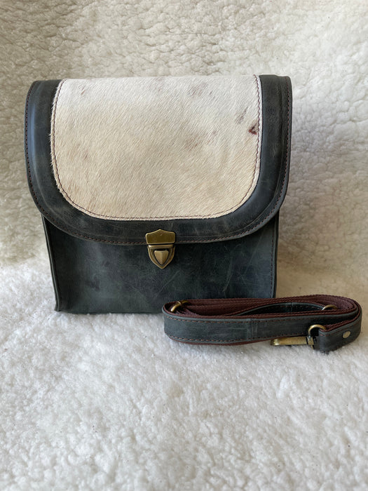 Leather & Hide 'Box' Bag