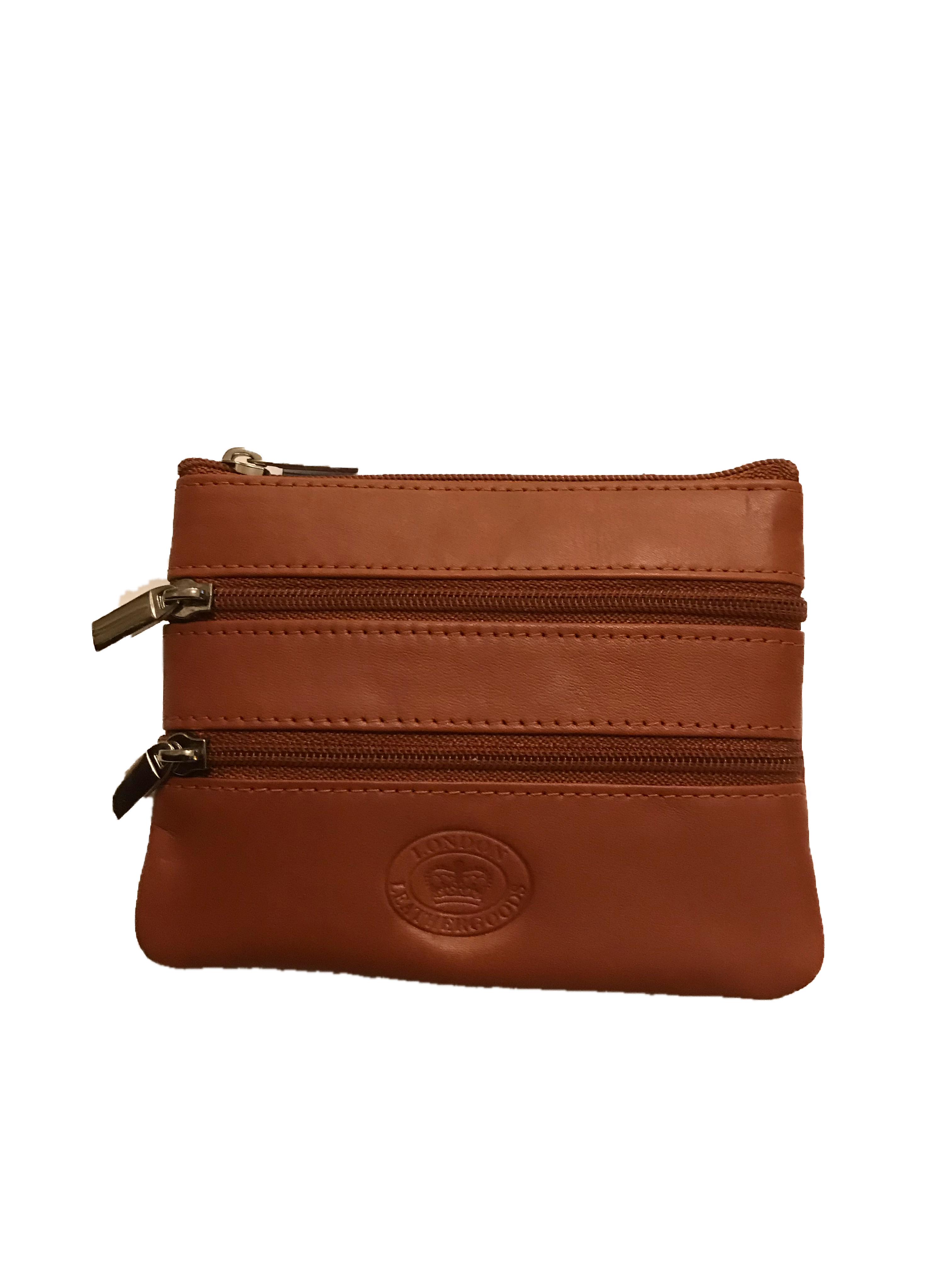 【未使用品/箱付】 SMALL ZIP AROUND PURSE ブラウン ZIP MINI PURSE WITH GUSSET | GLENROYAL INTERNAT